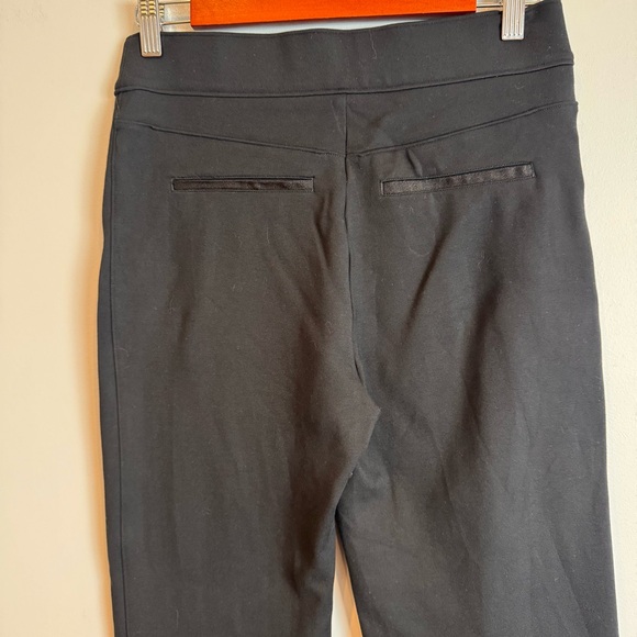 SPANX Black Ponte Wide Leg High-Waist Pants Size M - Picture 6 of 6